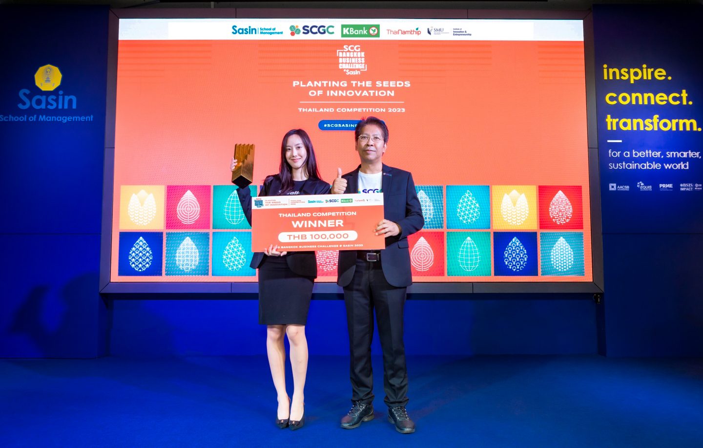SCG Bangkok Business Challenge 2023 Winner - Carbonwize sustainability award and recognition